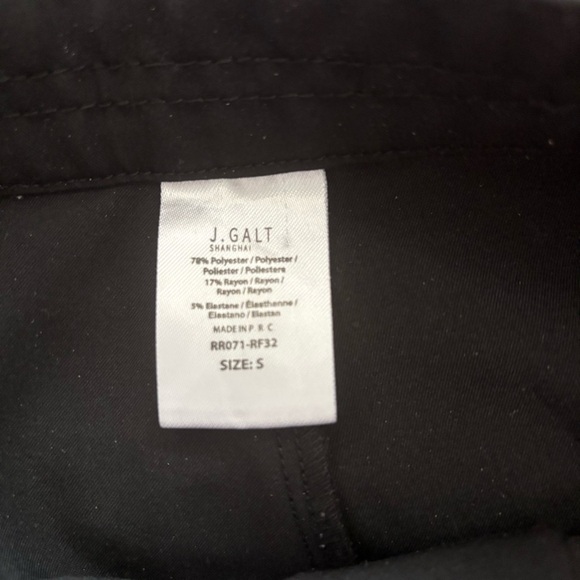 J.Galt Black Wide-Leg High-Waisted Pants - Picture 7 of 8